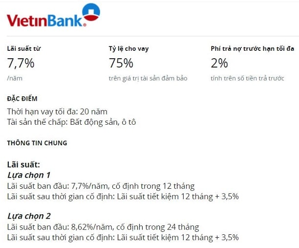 Lai Suat Ngan Hang Vietin Bank