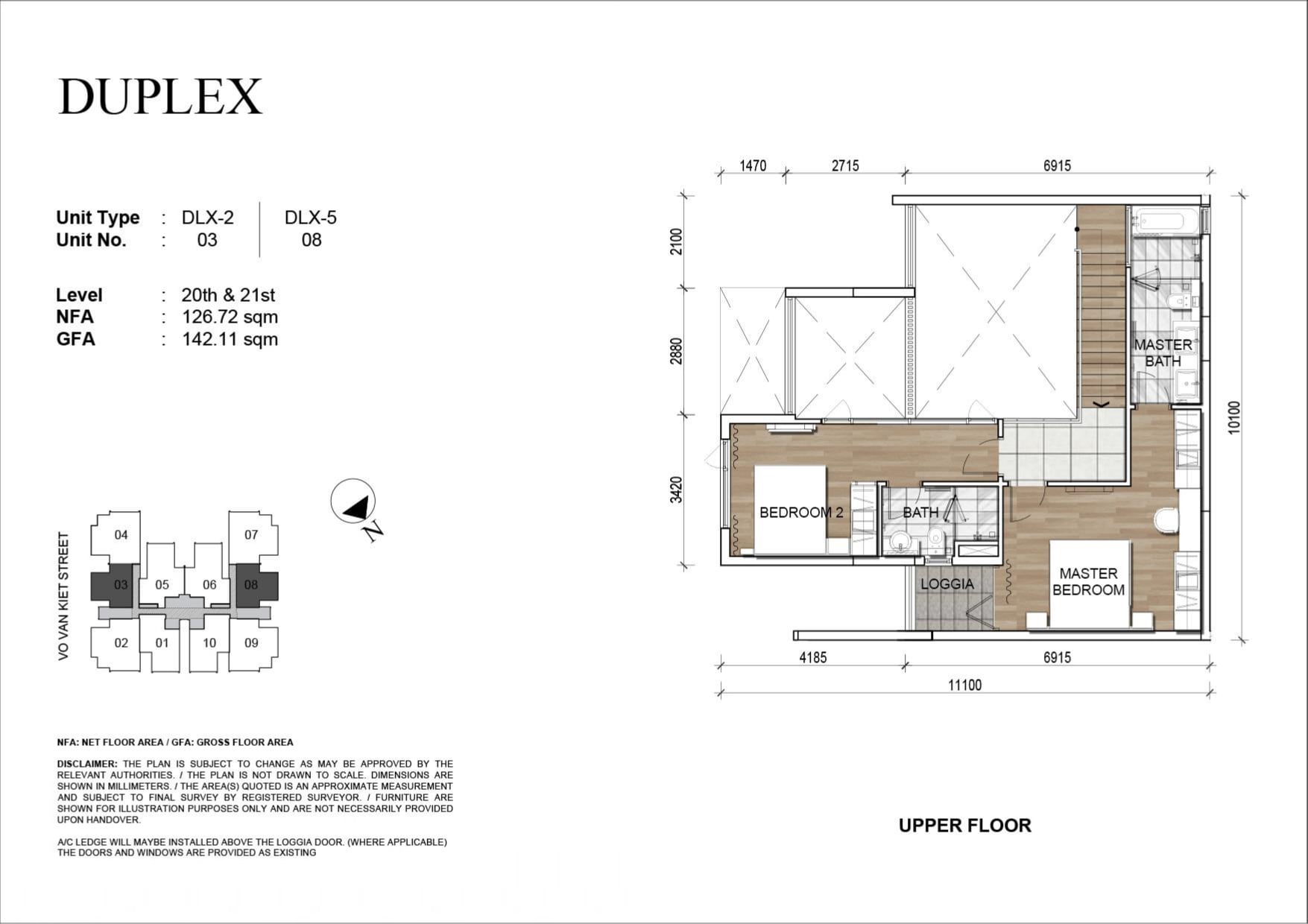 Duplex 03 và 08 tầng 1