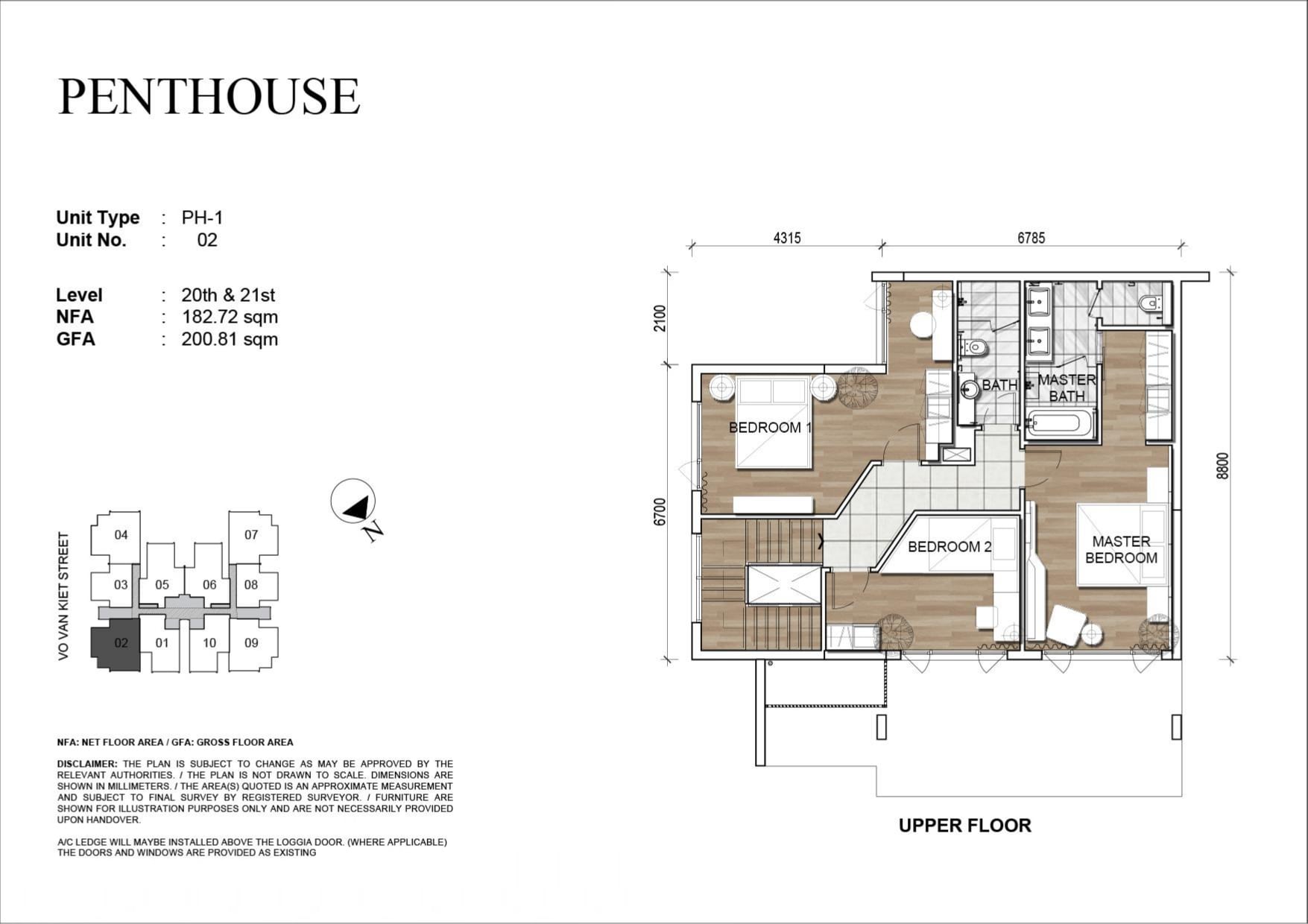 Penthouse 02 tầng 1